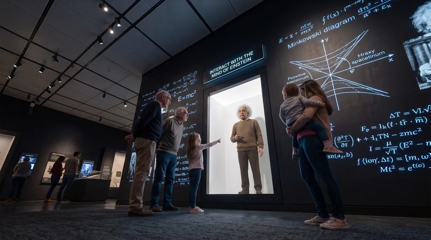 Portraits That Speak — Digito conversational avatar on museum display