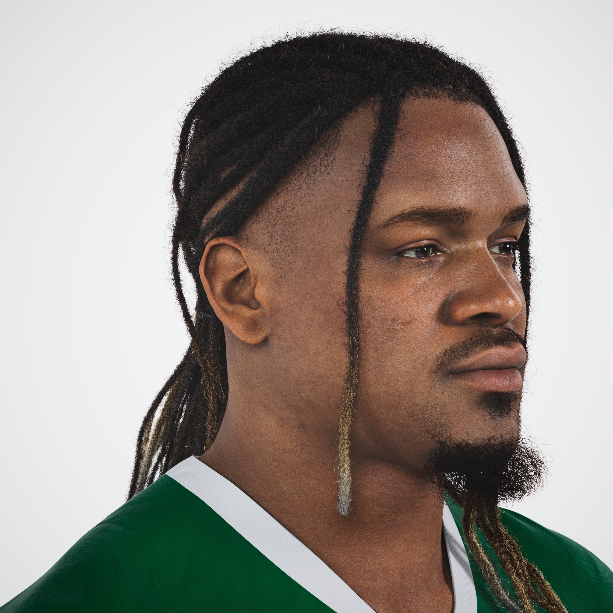 NFL quarterback digital twin — 3D athlete avatar for advertising and fan engagement