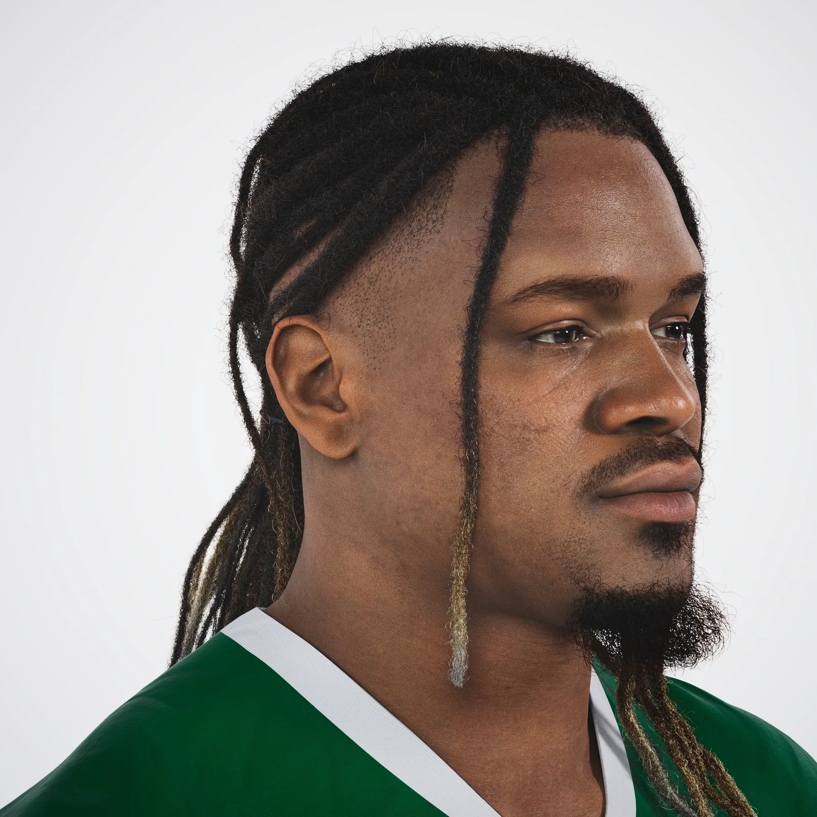 NFL quarterback digital twin — 3D athlete avatar for advertising and fan engagement