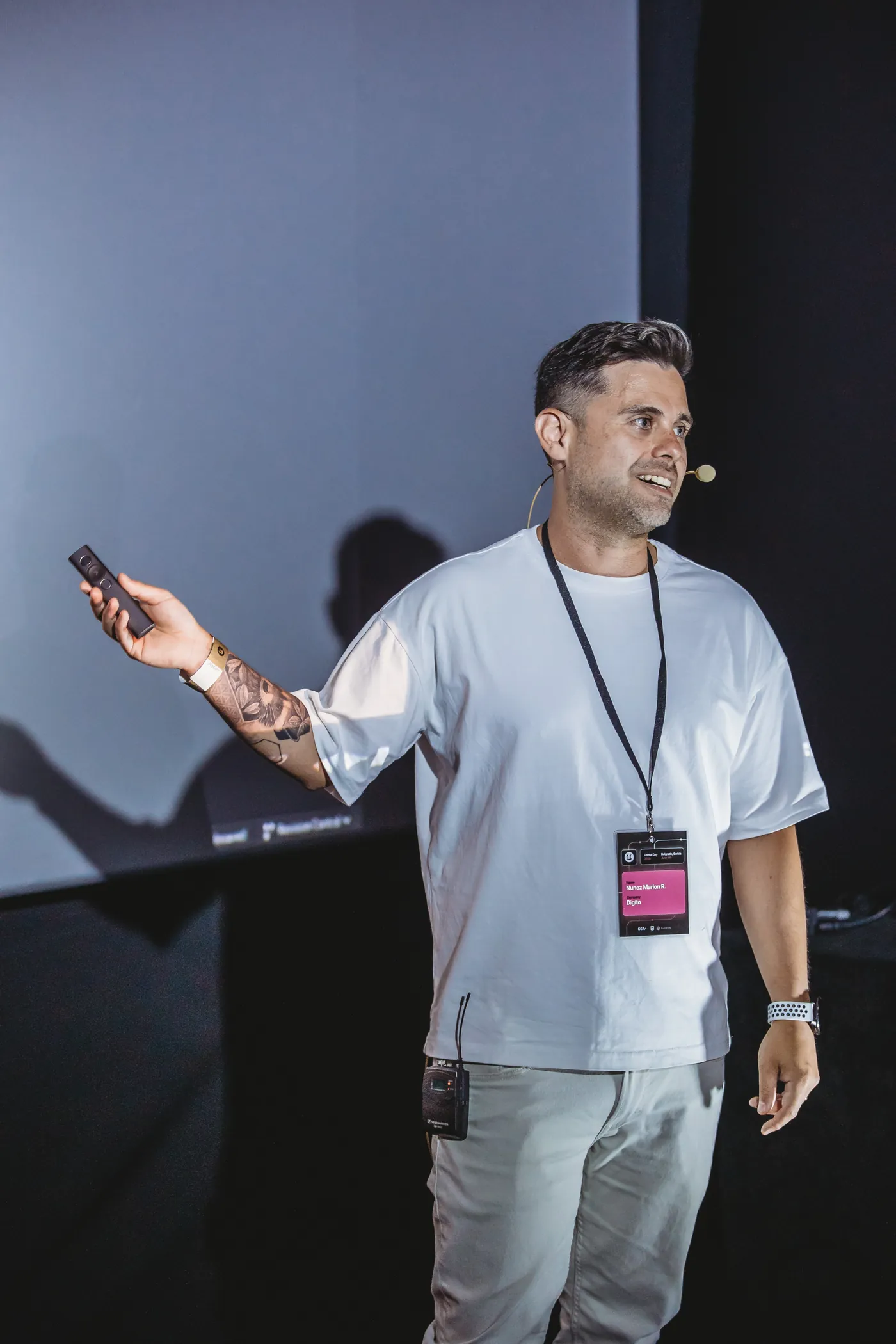 Marlon R. Nunez at Unreal Day 2026 Belgrade